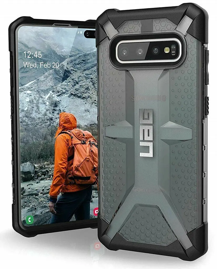 Чохол прозорий протиударний UAG Plasma для Samsung Galaxy S10 (6.1") Ash - фото 10