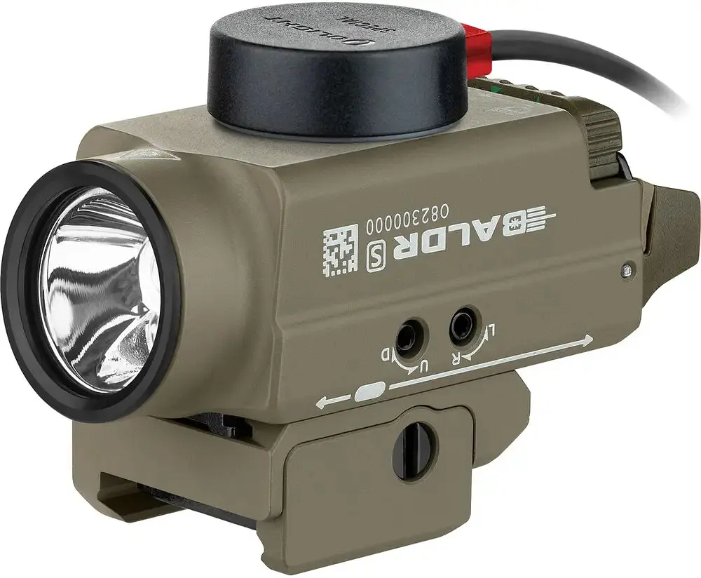 Фонарь с ЛЦВ Olight Baldr S Green Laser Flat Dark Earth - фото 4