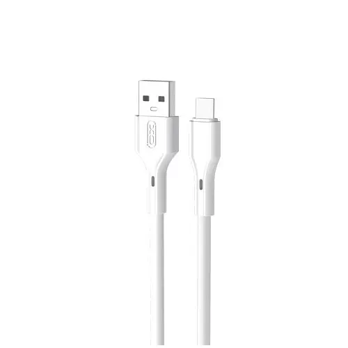 Кабель XO NB230 3A Rock Series TYPE-C Data Cable Білий
