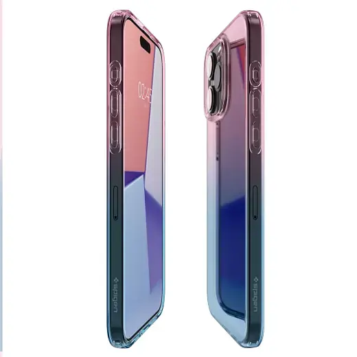 Чохол Spigen Liquid Crystal Gradation Pink для iPhone 15 Pro (ACS06700) - фото 7
