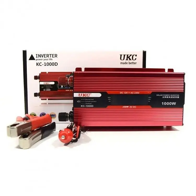 Преобразователь напряжения UKC XPRO KC-1000D с LCD-дисплеем 1000 Вт (43253-1000D_1067) - фото 7