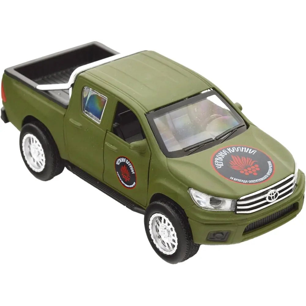 Машинка TechnoDrive серії Шеврони Героїв TOYOTA HILUX "ЧЕРВОНА КАЛИНА" - фото 7