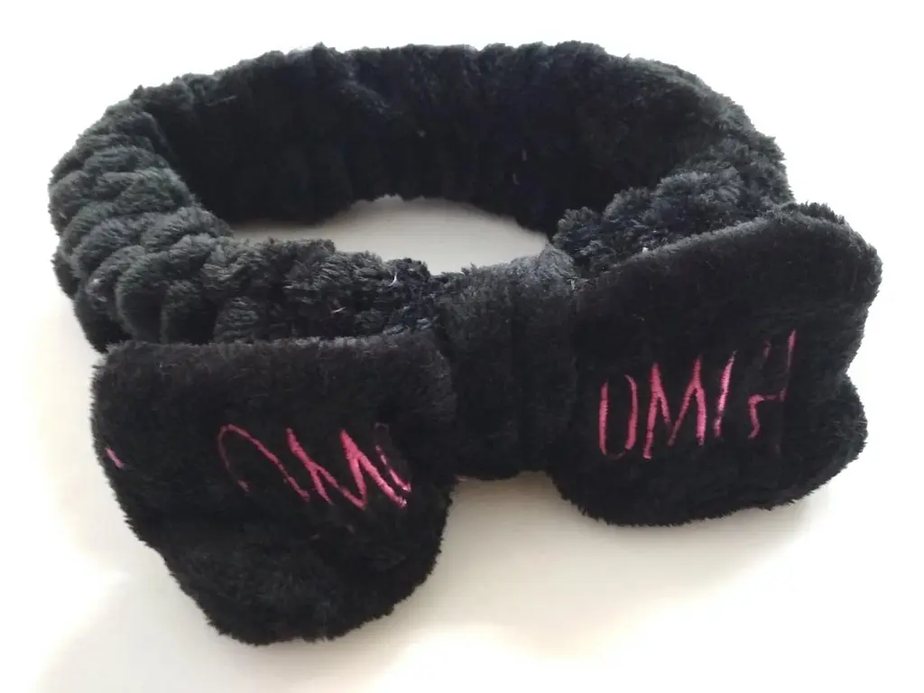 Косметична пов'язка на голову для волосся махрова OMG Ніжно-блакитна - фото 8