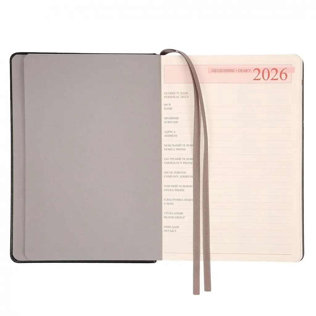 Записная книжка А5 Leo Planner Bruno датирована 368 страниц (252685) - фото 6