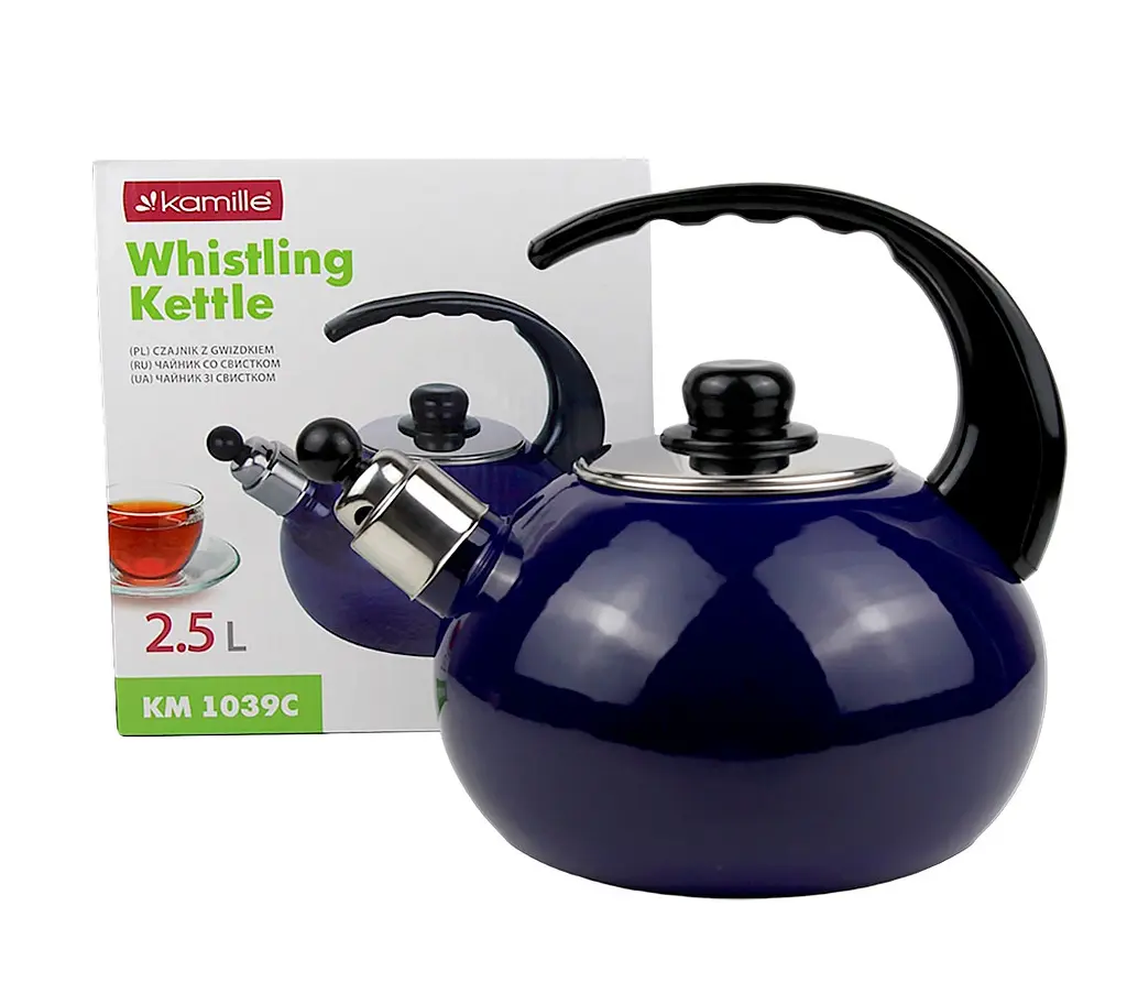 Чайник із свистком Kamille KM-1039С 2,5 л - фото 10