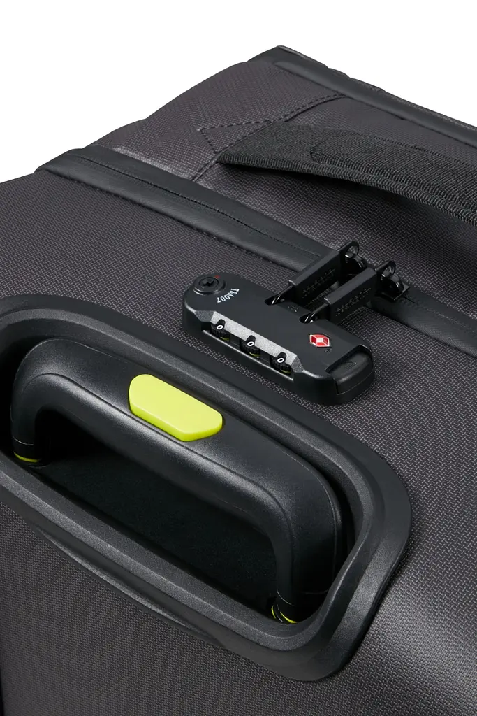 Дорожня Сумка На Колесах American Tourister URBAN TRACK BLACK/LIME 55x35x20 MD1*19201 - фото 10