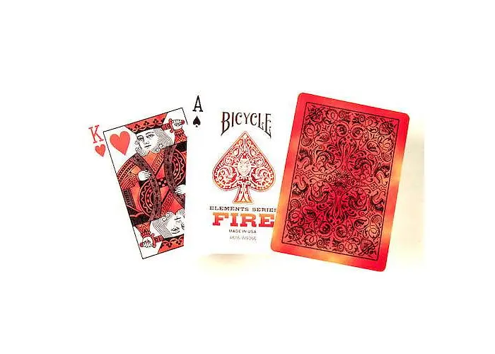 Карты игральные United States Playing Card Company Bicycle Fire (02317) - фото 3
