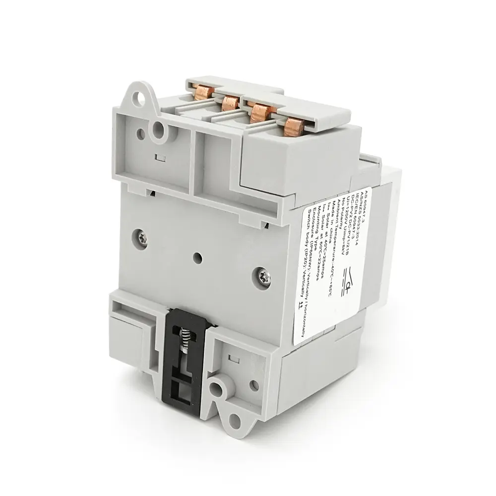 Поворотний вимикач зовнішнього монтажу HGN4-NL1-25, DC1000V, 25A, 4P, IP66, Grey - фото 3