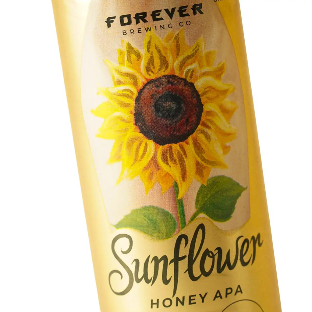 Пиво светлое нефильтрованное Forever Sunflower 0.5 ж/б - фото 5