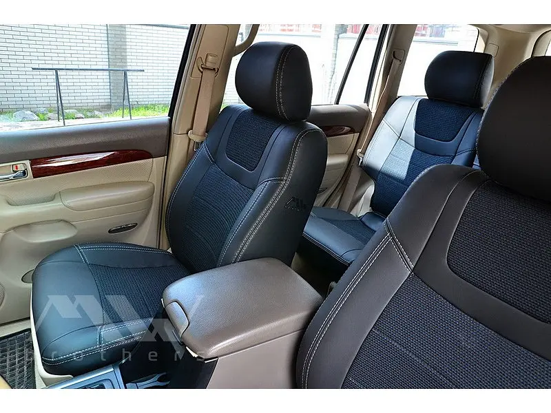Авточохли модельні MW Brothers для Toyota Land Cruiser Prado 120 c 2003 - фото 3