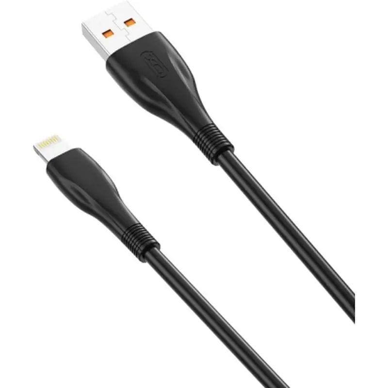 Дата кабель USB 2.0 AM to Lightning 1.0m 6A NB185 black XO (6920680879236) - фото 2