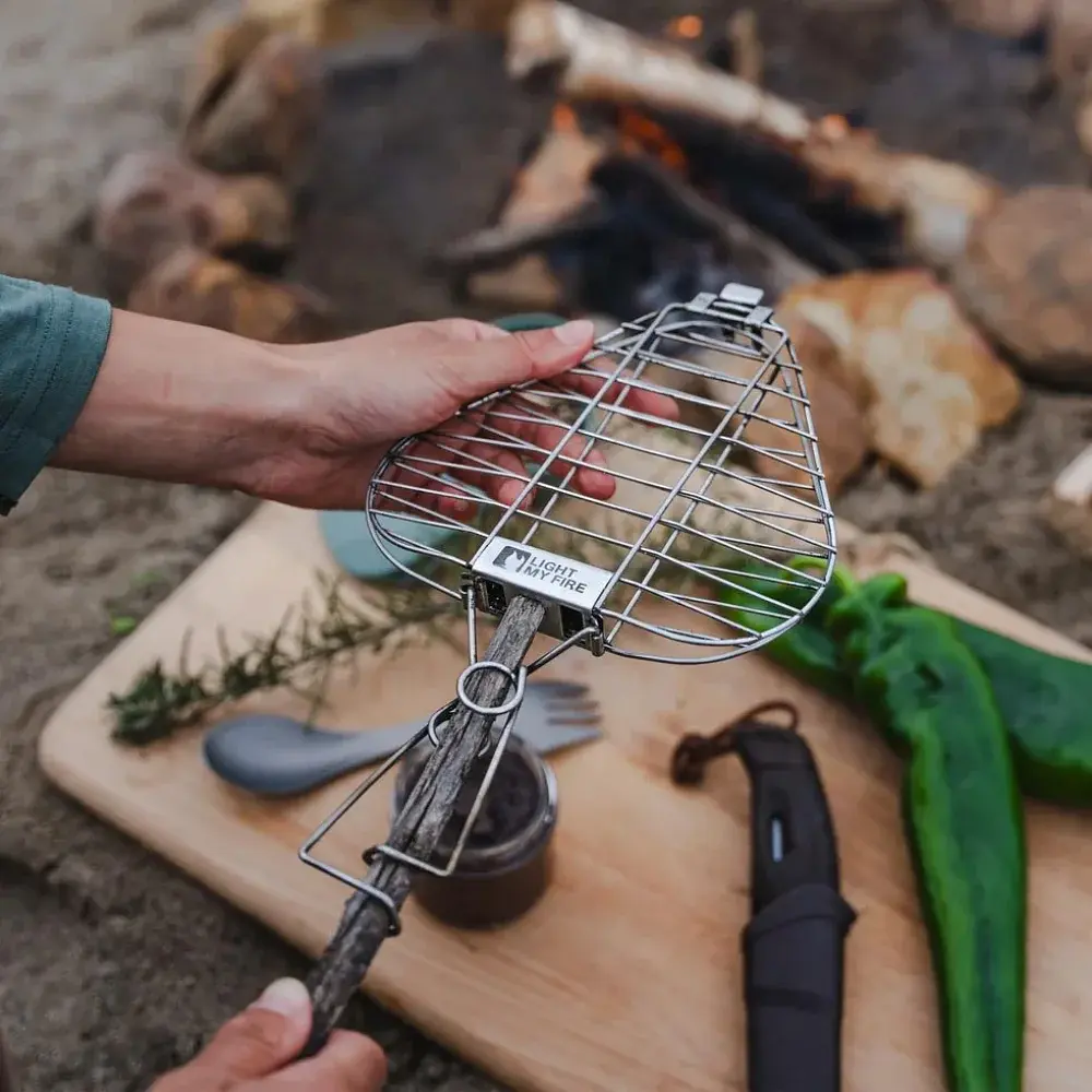 Решітка-гриль Light my fire Grandpa's FireGrill steel - фото 4