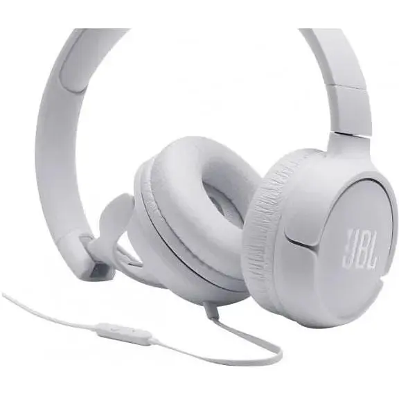 Навушники накладні JBL T500 (JBLT500WHT) білі JBLT500WHT - фото 2