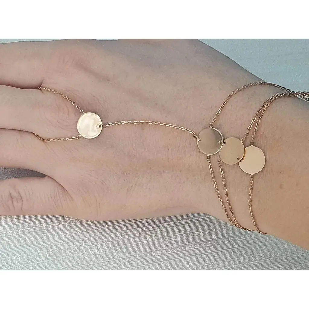 Золотий слейв-браслет Імперія золота. БС355И - фото 3