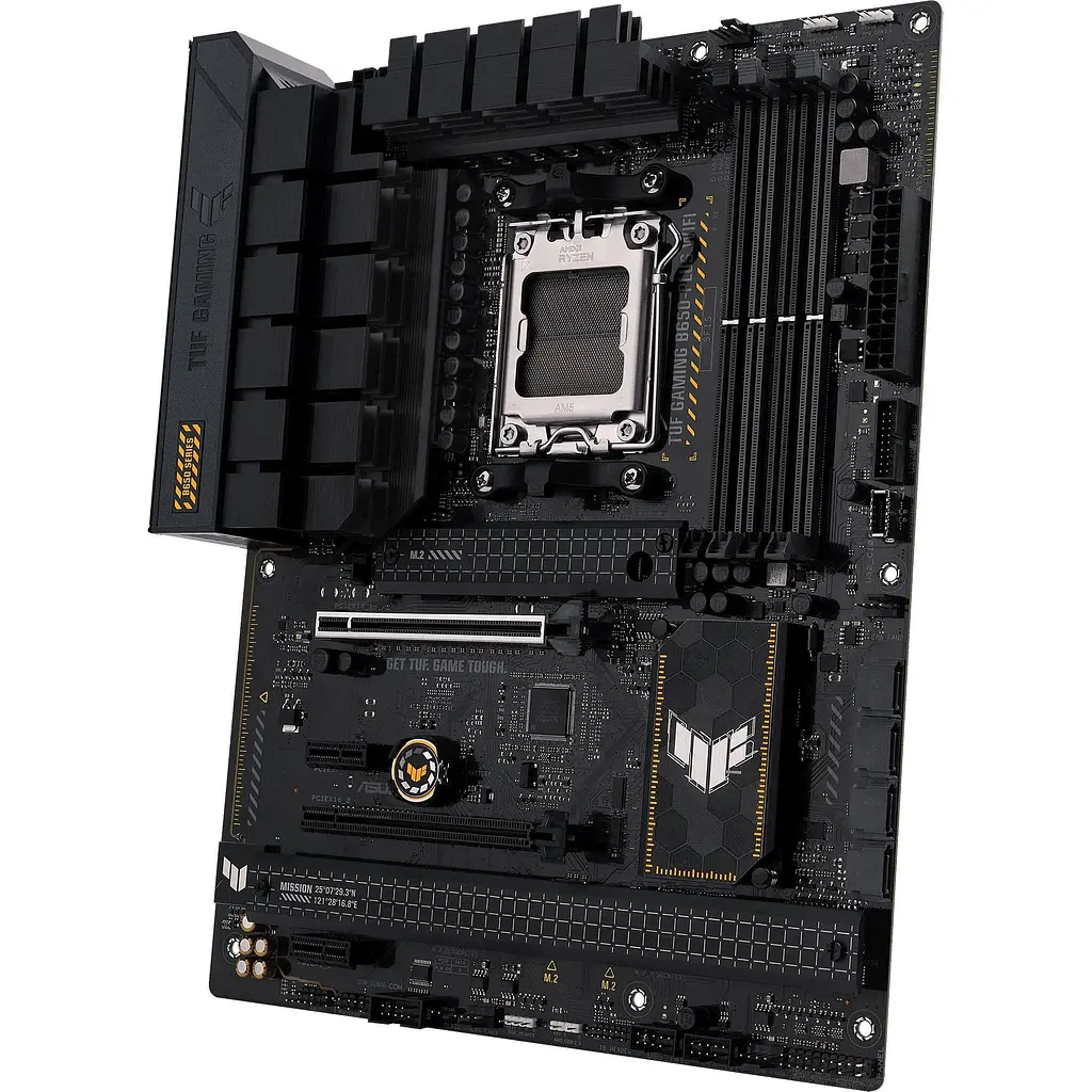 Материнська плата Asus TUF Gaming B650-PLUS WIFI sAM5 B650 4xDDR5 M.2 USB HDMI DP WiFi BT ATX - фото 6