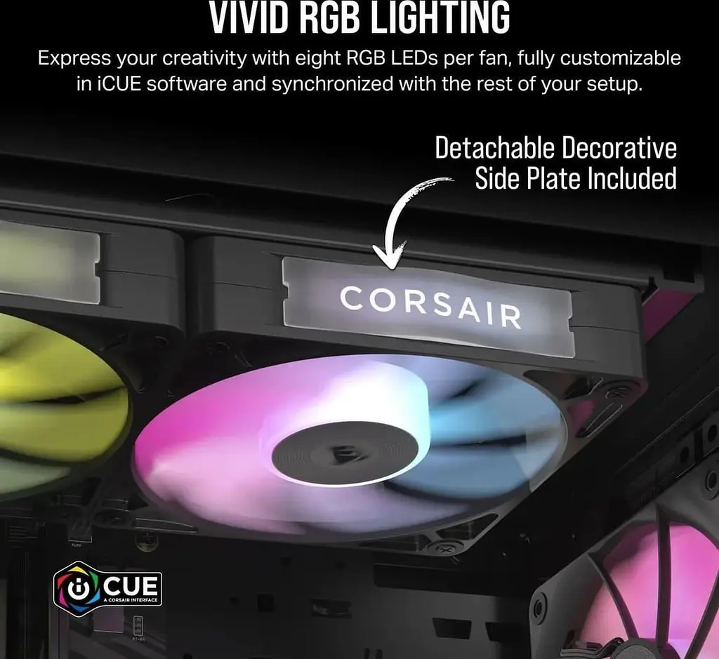 Вентилятор Corsair iCUE Link RX120 RGB PWM (CO-9051017-WW) Б/у - фото 10