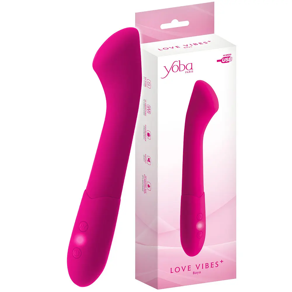 Вибратор Yoba Love Vibes Baya 18.6 см (розовый) - фото 3