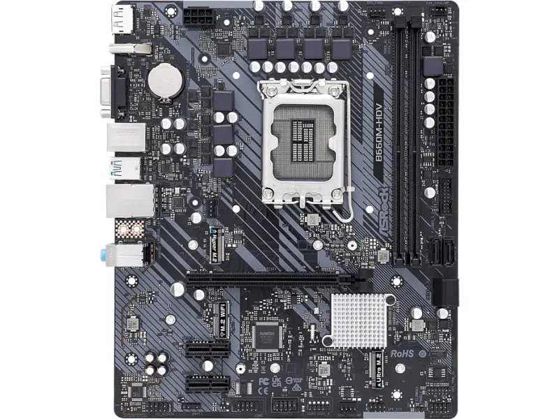 Материнская плата ASRock B660M-HDV - фото 2