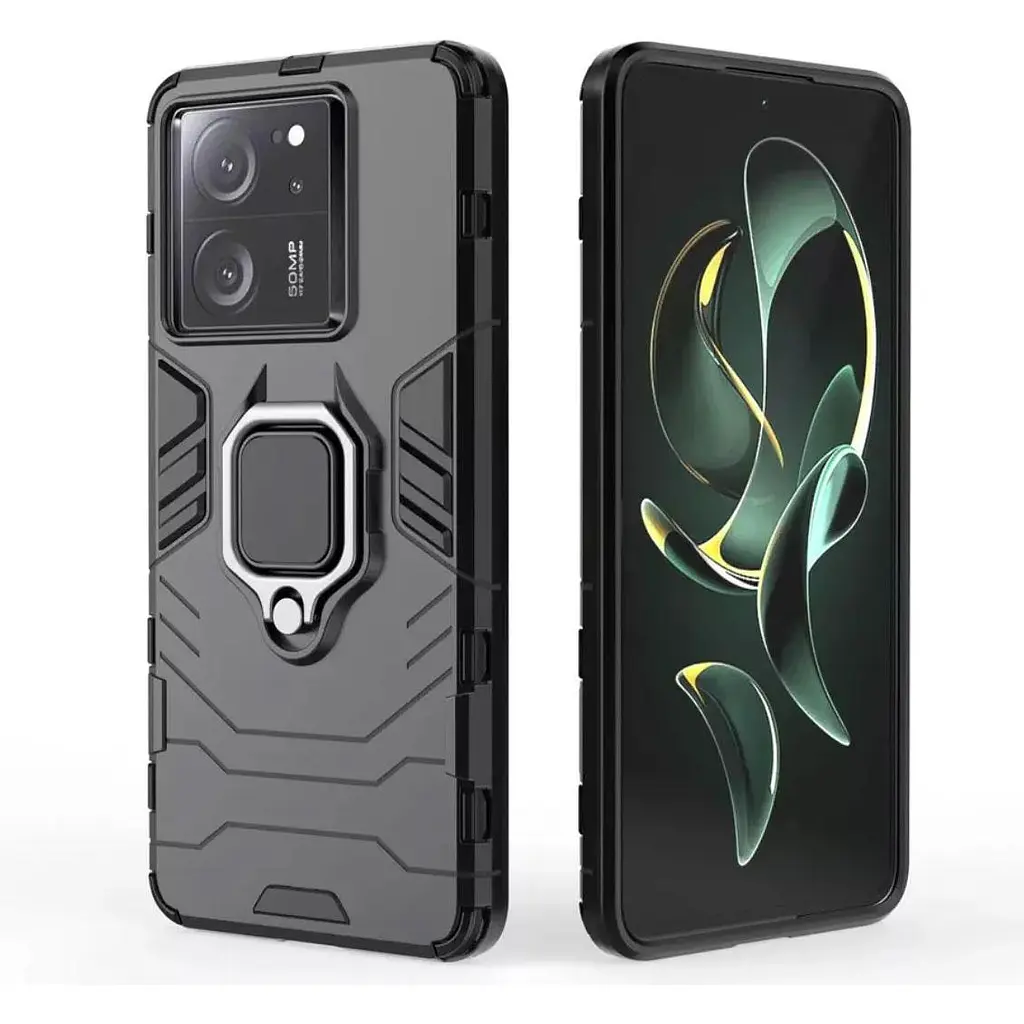 Чохол бампер Primolux Ring Armor для Xiaomi 13T / Xiaomi 13T Pro / Xiaomi Redmi K60 Ultra Black - фото 2