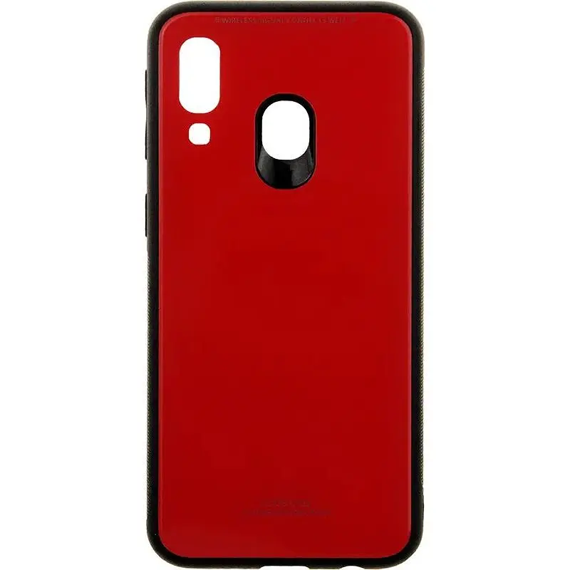 Чохол-накладка Toto Pure Glass Case Samsung Galaxy A40 Red - фото 3