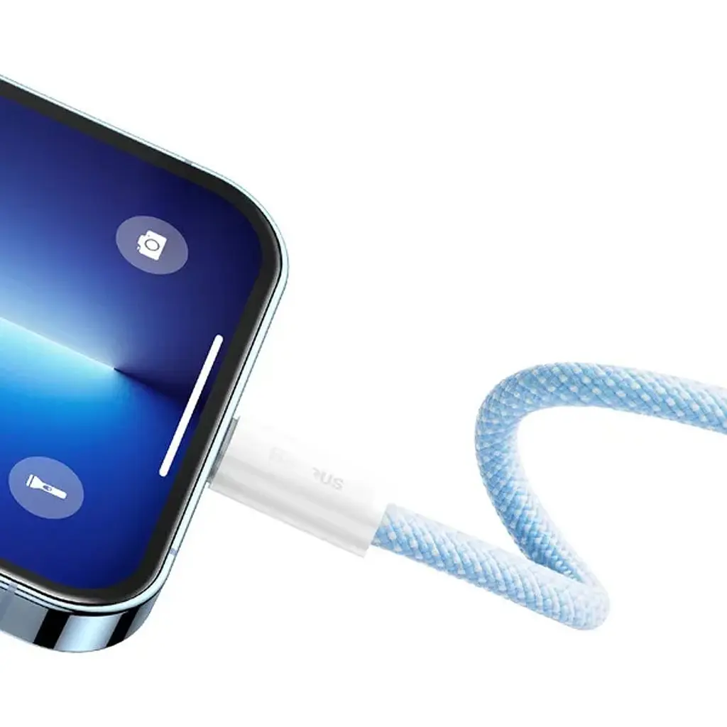 Кабель Baseus Dynamic Series USB-C to Lightning 1m Blue (CALD000003) [169524] - фото 6