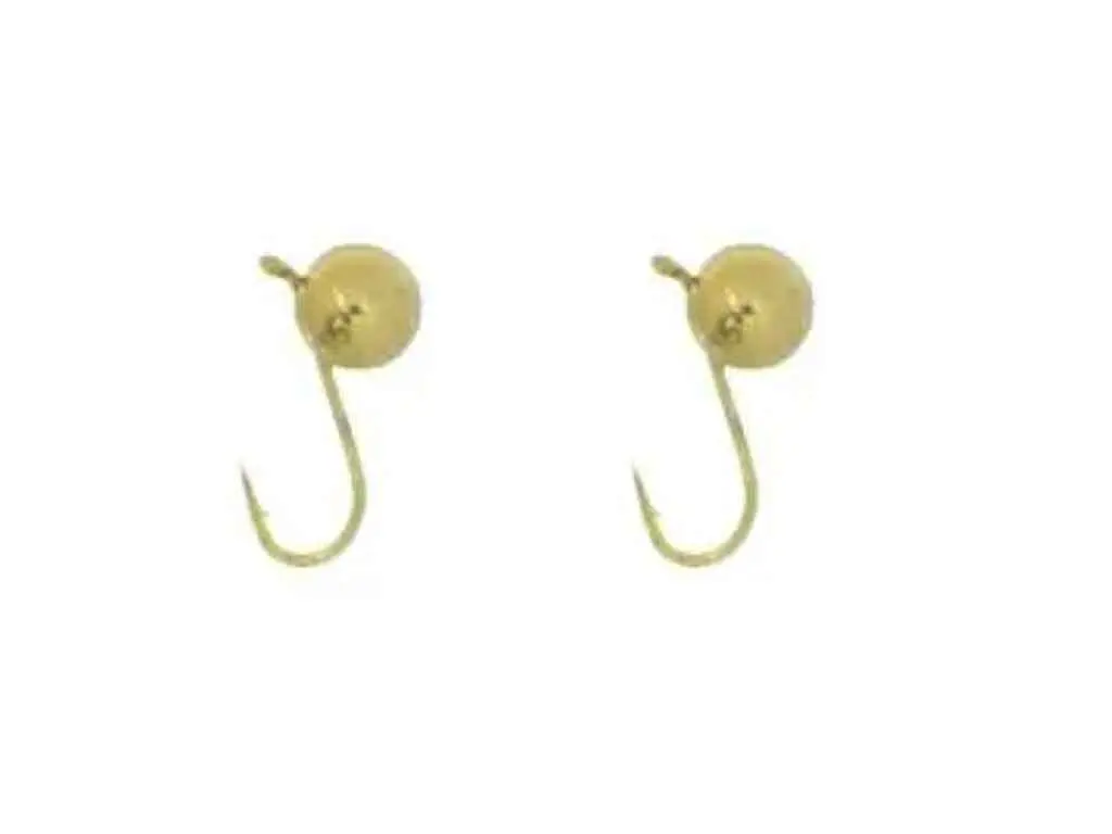 Мормишка FISHING ROI вольфрам Шар з вушком 4мм 0,62г gold