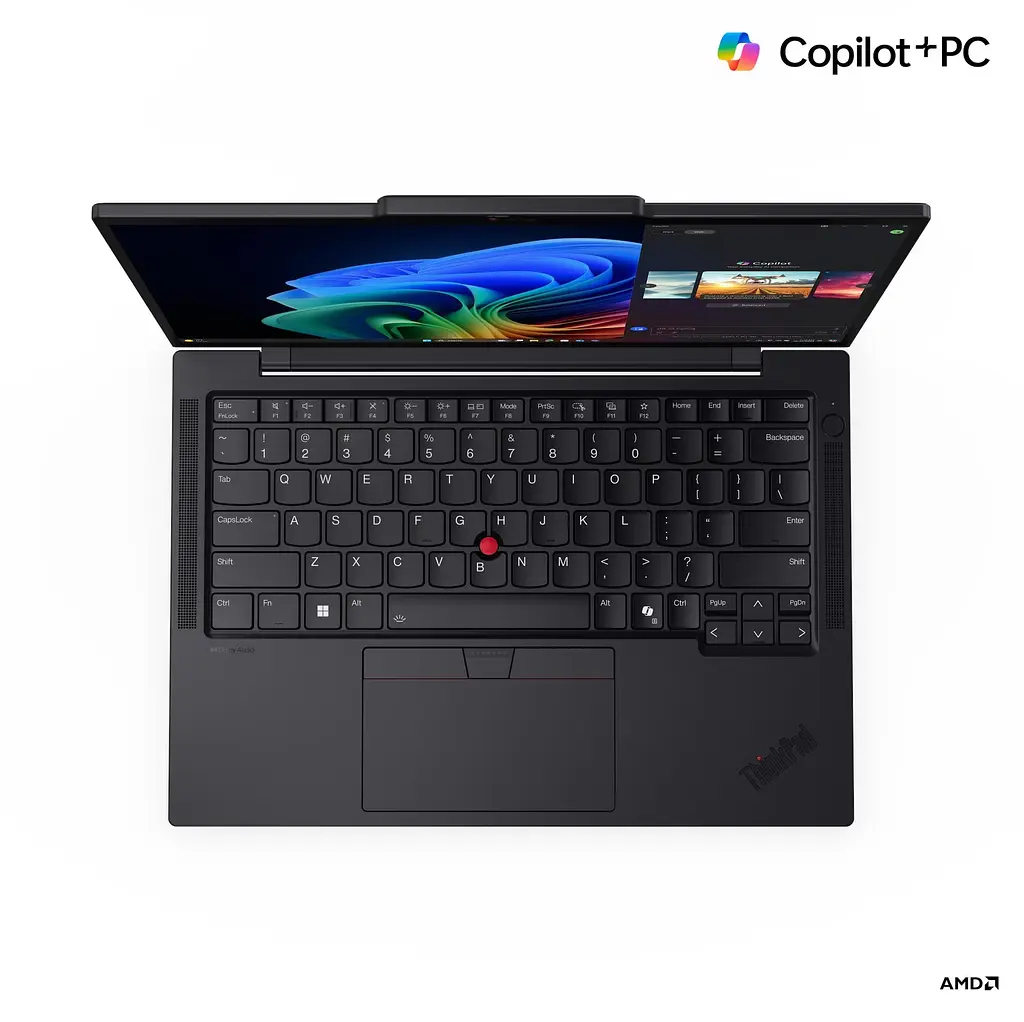 Ноутбук Lenovo ThinkPad T14s Gen 6 (AMD) AMD Ryzen AI 7 PRO 360 до 5, 00 ГГц, 14 WUXGA IPS, сенсорним екраном, 64 ГБ, 1 ТБ SSD, графікою AMD Radeon 880M, Windows 11 Pro - фото 6