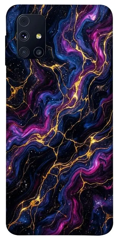 TPU чехол Demsky Purple space marble для Samsung Galaxy M31s
