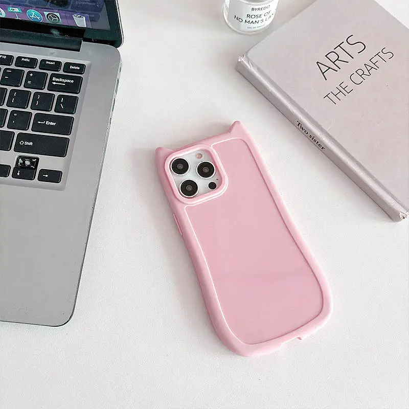 Чохол TPU GETMAN Cat with straps для Apple iPhone 14 Pro Max (6.7) Pink - фото 7