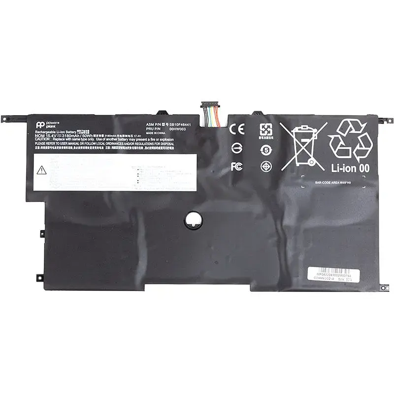 Акумулятор PowerPlant для ноутбуків LENOVO ThinkPad X1 Carbon Gen3 3rd 2015 (00HW002) 15.4V 3180mAh (NB481620) - фото 2
