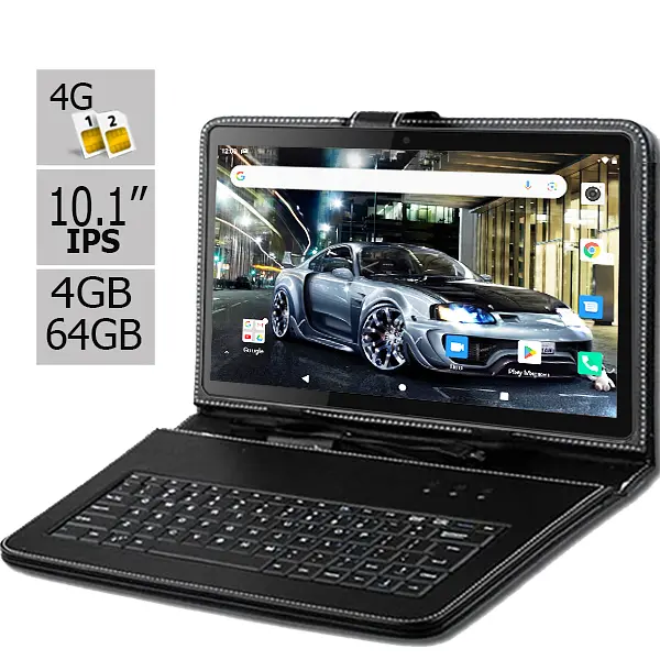 Планшет та чохол-клавіатура Hoozo S 464 LTE 4GB/64GB IPS 10.1" Black (1384) - фото 2