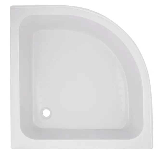 Набір Lidz Душова кабіна Latwa SC90x90.SAT.MID.FR напівкругла, скло Frost 4 мм + Душовий піддон Kapielka ST90x90x26, з панеллю - фото 8