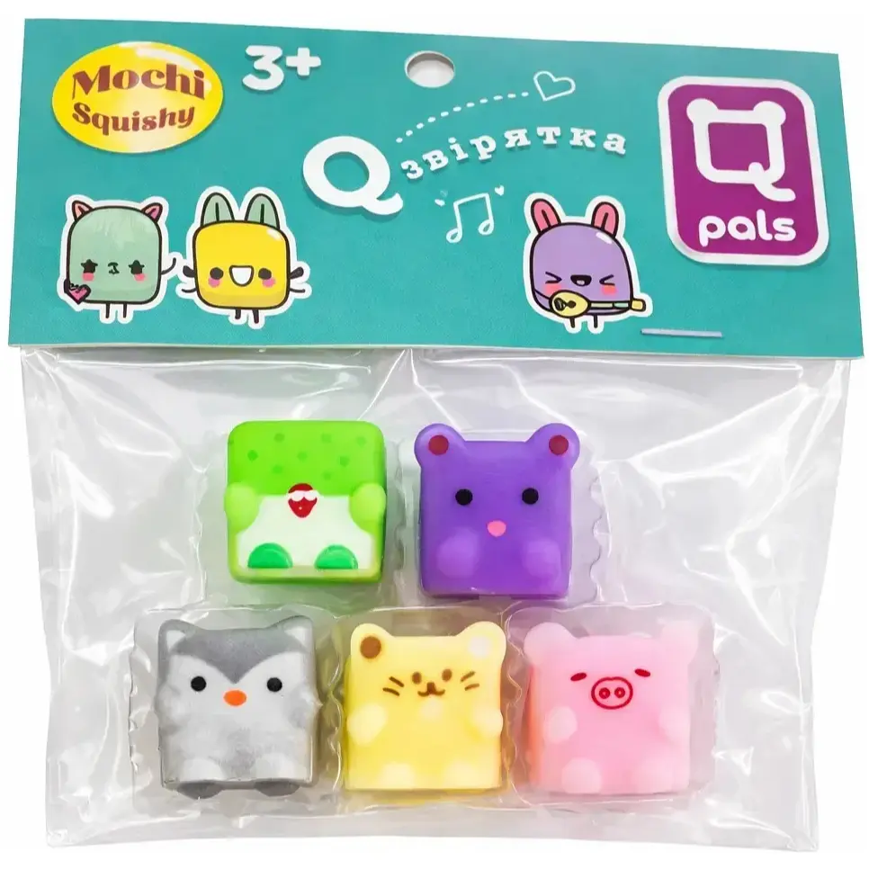Іграшка колекційна Monster Gum mochi squishy Q звірятка (T25009) - фото 2