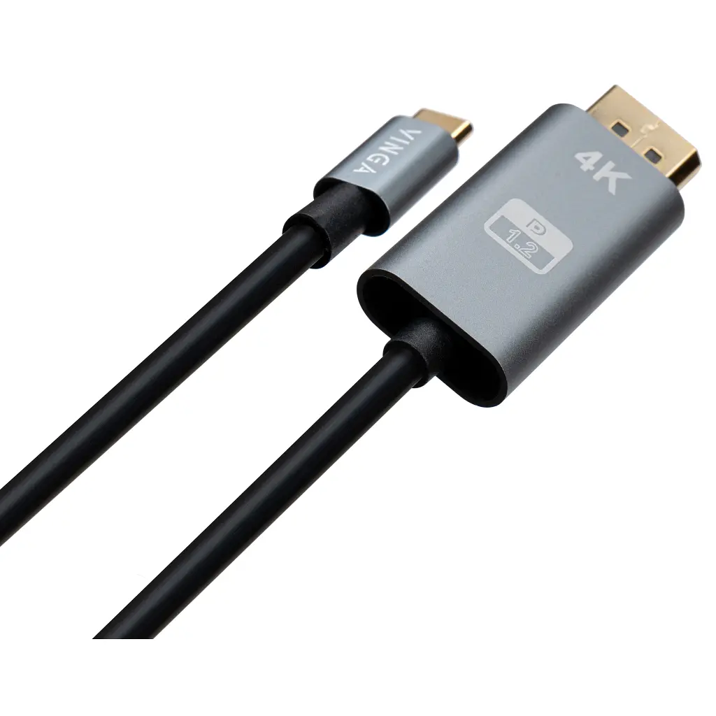 Кабель мультимедійний USB-C to DisplayPort 1.5m v1.2 4K60Hz Vinga (VCPVCCD1215) - фото 2