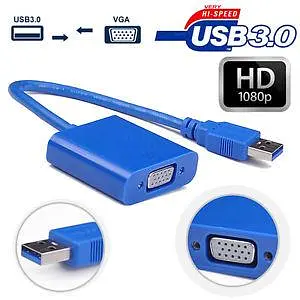 Перехідник USB 3.0 to VGA - фото 2