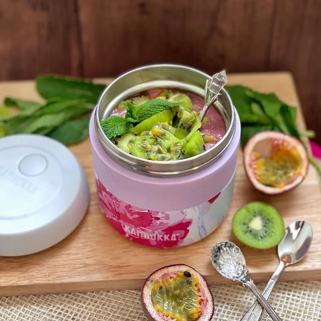 Термоконтейнер для їжі Kambukka Bora Pink Blossom, 400 мл, рожевий (11-06003) - фото 9