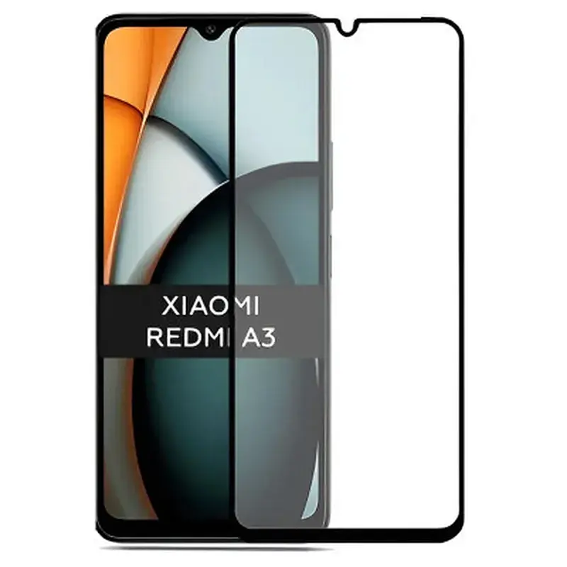 Скло захисне BeCover Xiaomi Redmi A3 4G Black (711227) - фото 2