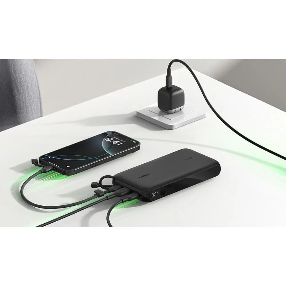 Павербанк Belkin Black 20 000 mAh / 20 Вт (BPB028HQBK) - фото 7