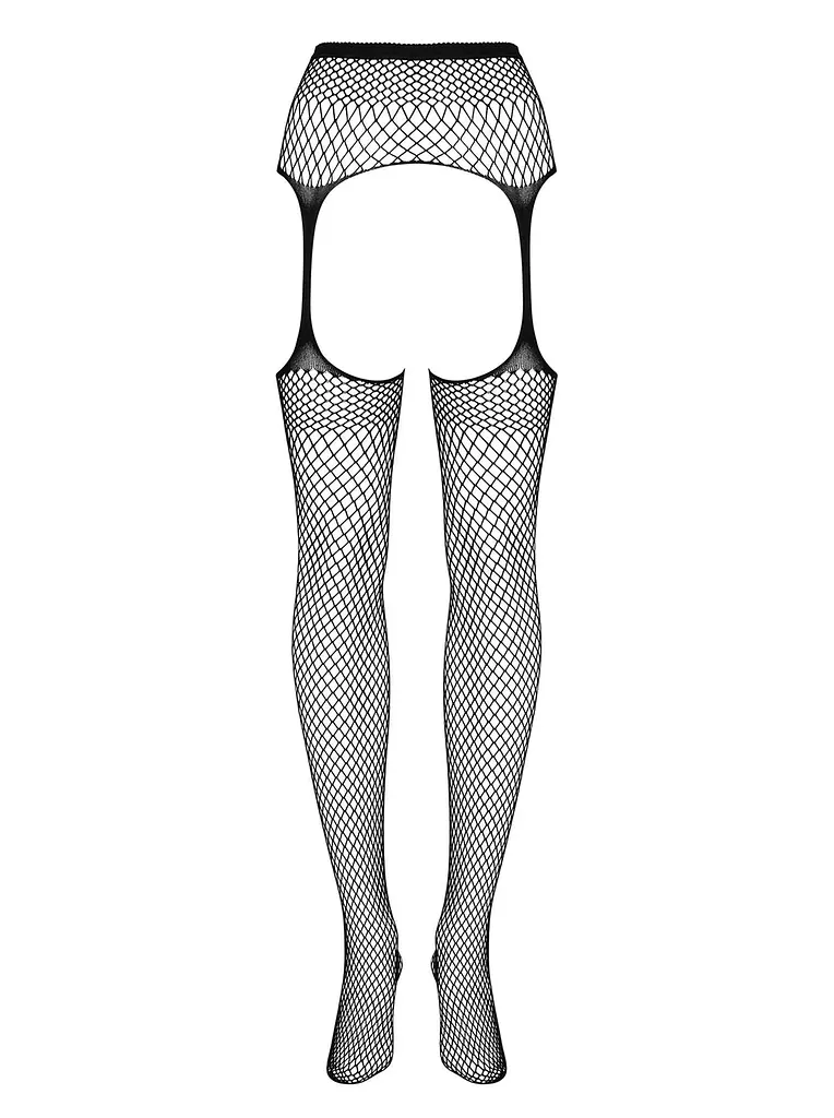 Колготки с имитацией чулок Obsessive Garter S815 S-L черный - фото 6