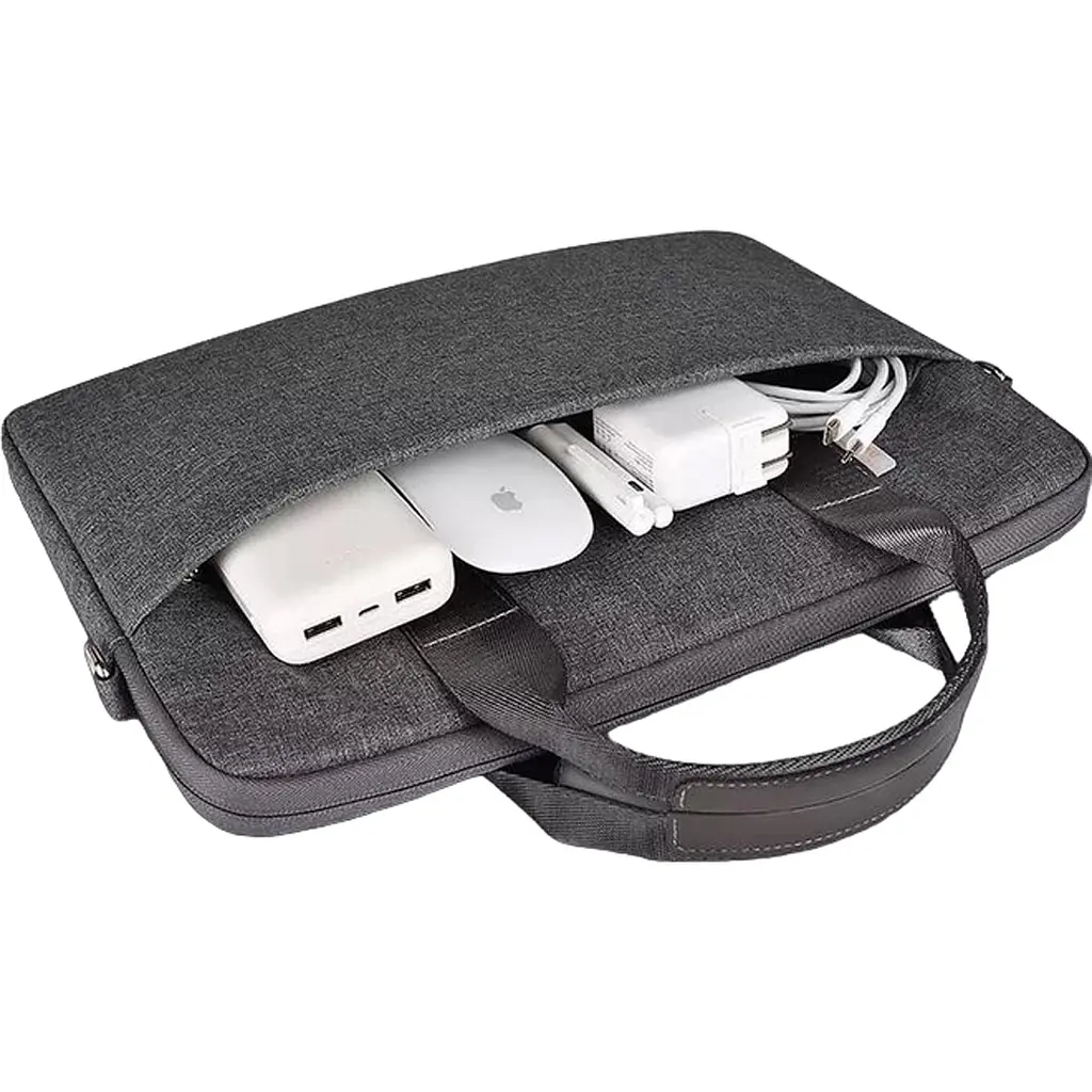 Сумка для ноутбука Wiwu Minimalist Pro Laptop Bag 14" Grey [91648] - фото 5