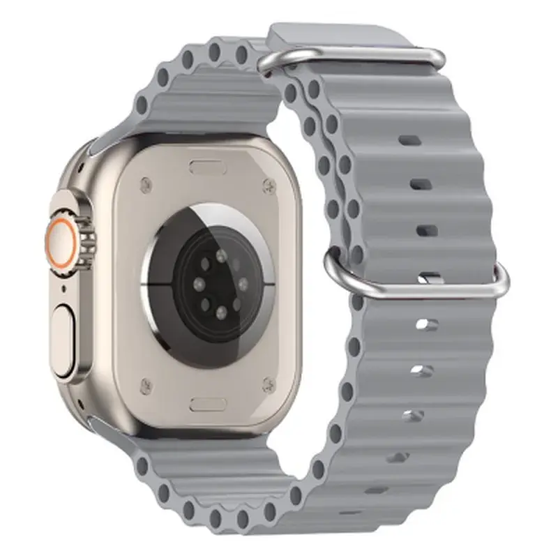 Ремінець до смарт-годинника Armorstandart Ocean Band для Apple Watch 49/46/45/44/42 (Series 1-3) Cloudy Grey (ARM85141) - фото 3
