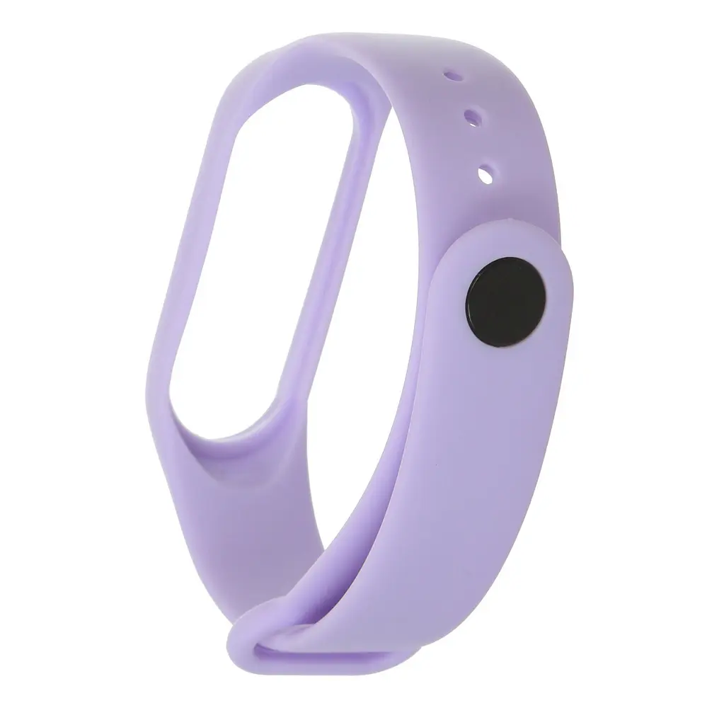Силіконовий ремінець для фітнес браслетів Xiaomi Mi Band 3/4, Silicone, lavender, зі зручною застібкою, на фітнес трекер та смарт годинник, ArmorStandart (ARM59293) - фото 2