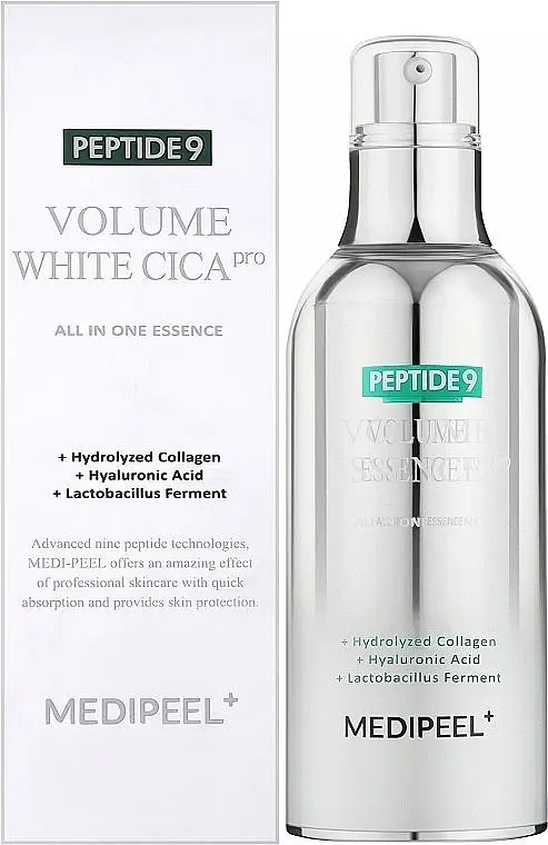 Есенція з пептидами для освітлення шкіри обличчя 100 мл Medi Peel Peptide 9 Volume White CICA Essence Pro