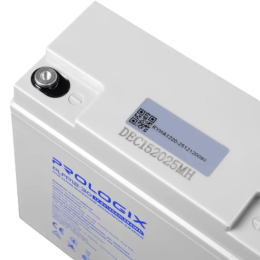 Батарея LiFePo4 Prologix 12.8V - 30Ah (PLFP12-30) - фото 2