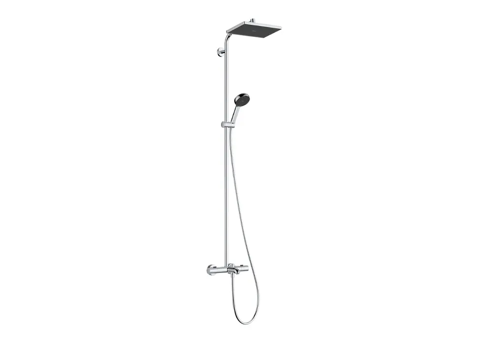 Душова система з термостатом Hansgrohe Activera Q з виливом 290x180 EcoSmart chrome 28753000