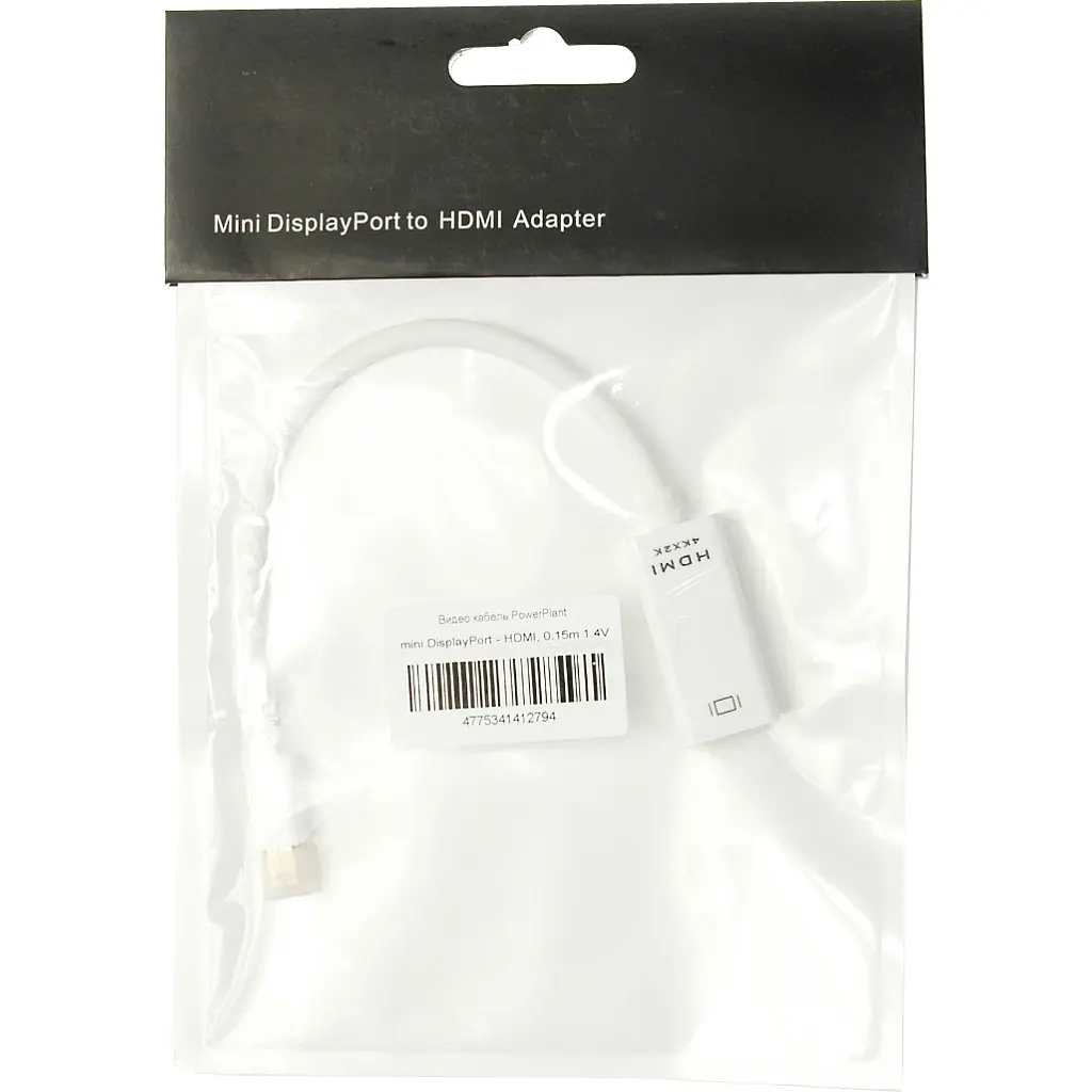 Перехідник mini DisplayPort to HDMI PowerPlant (KD00AS1279) - фото 4