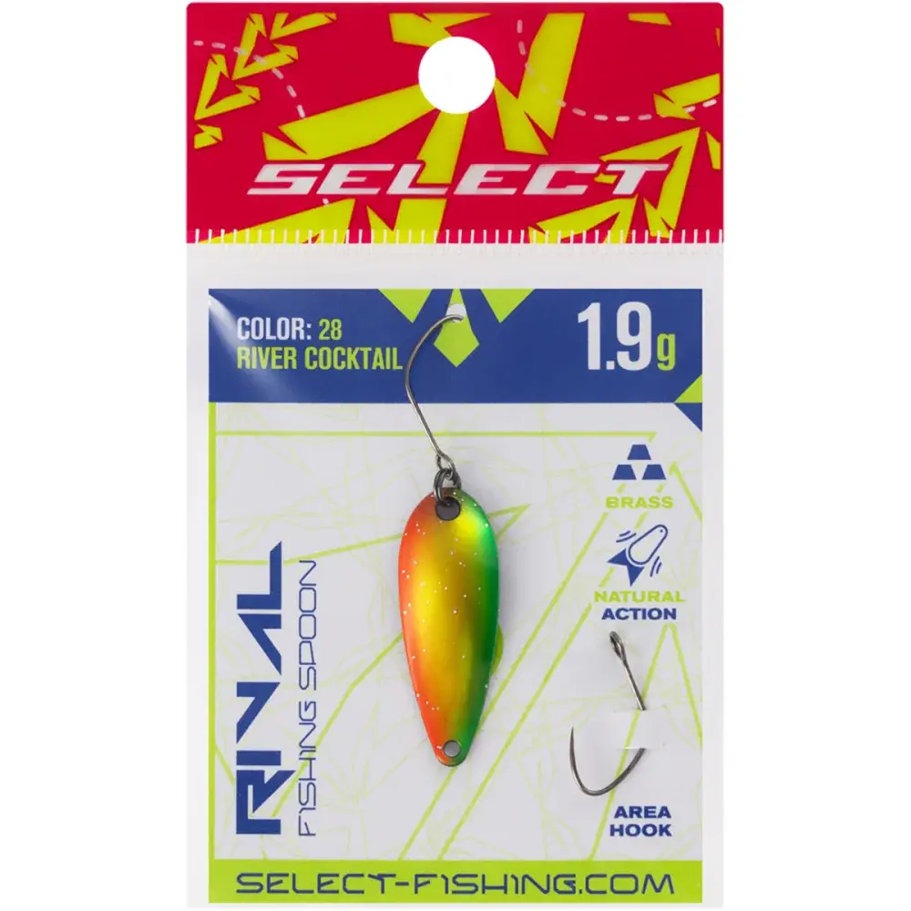 Блешня Select Rival 1.9g 30mm #28 River Cocktail - фото 2