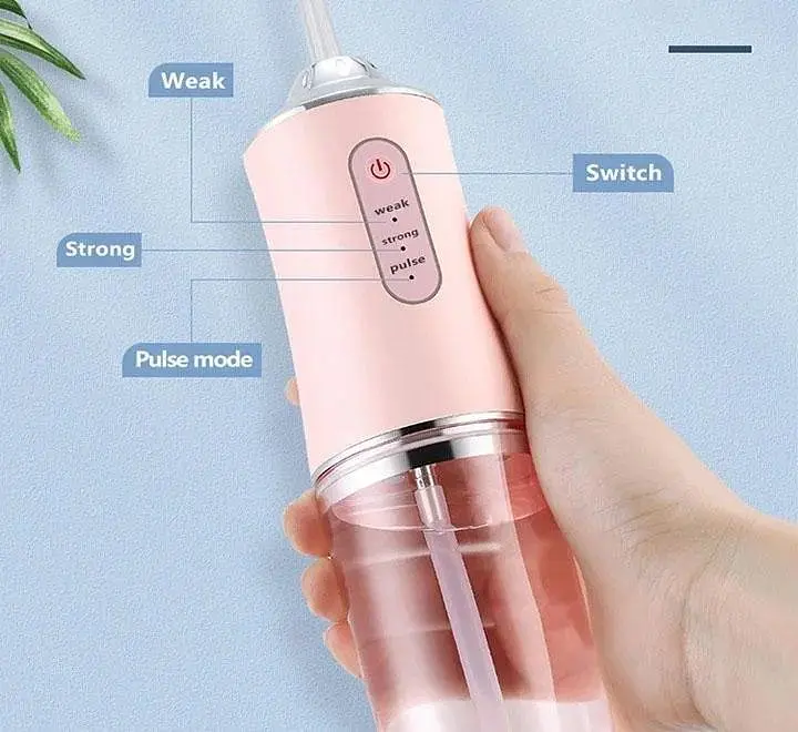 Портативний іригатор для ротової порожнини ORAL IRRIGATOR з насадками ∙ Електричний іригатор – флосер для зубів ∙ USB зарядка - фото 4