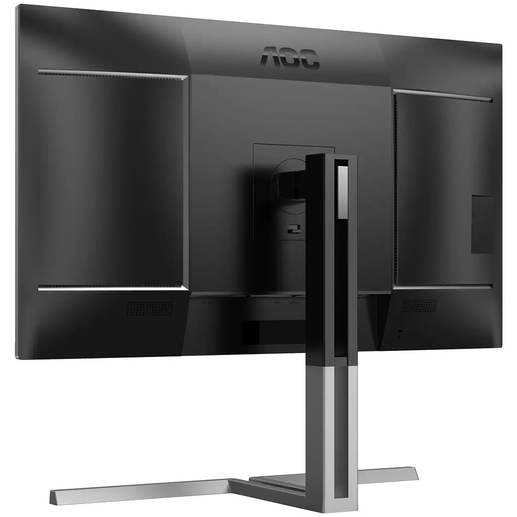 TFT 31.5" AOC U32U3CV, Nano IPS, UHD, 2xHDMI, DP, USB-C, RJ-45, USB-hub, HAS, Pivot, кол.,чорно-сріб - фото 7