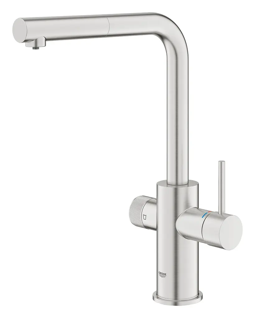 Смеситель для кухни с подключением питьевой воды Grohe Blue Pure Minta 30590DC0 Нержавеющая сталь - фото 2